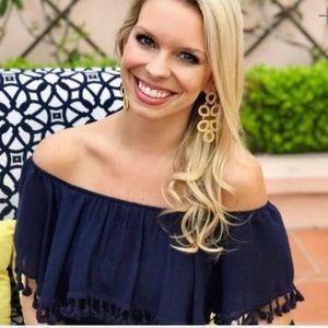 Lisi Lerch Ginger Earrings in Gold